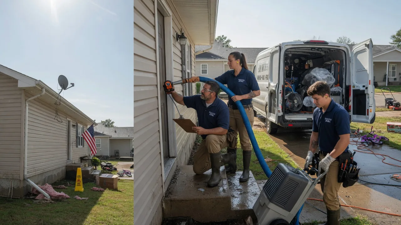 Ceiling Water Damage Restoration in Mechanicsburg, IL near me