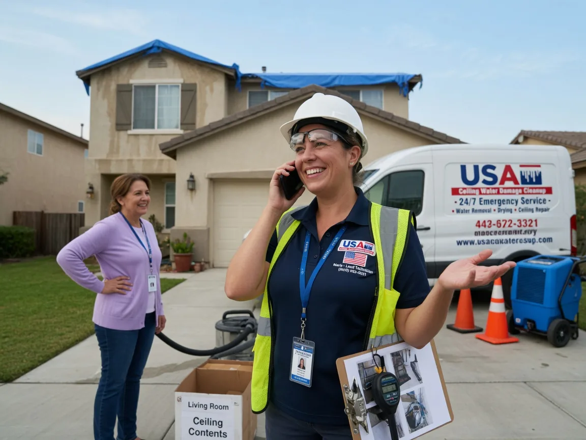 Ceiling Water Damage Restoration Mechanicsburg, IL FAQs